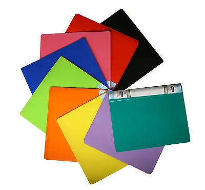 A4 Document Certificate Display Folder With 20 Plastic Transparent Pockets Store • £2.85