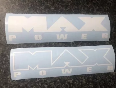 £3 • Buy 2x RETRO MAX POWER MAGAZINE STICKERS DECALS