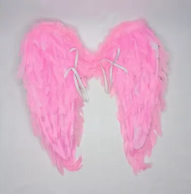 Pink Feather Angel Fairy Wings Halloween Cosplay Costume Accessory Child Size • $19.99