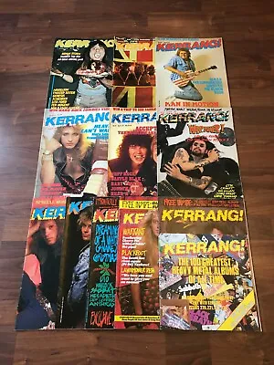 £5.49 • Buy Multi-List Selection Of Vintage KERRANG! Magazines 1983-1990 With Posters