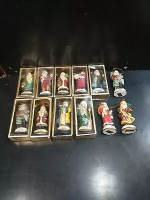 Memories Of Santa Collection 12 Ornaments 1850-1906 Christmas Boxes Papers Lot • $102.20