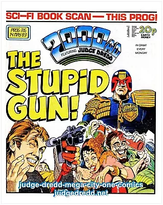 2000AD Prog 316-318 Judge Dredd Stupid Gun All 3 Comics Bag And Board 1983  ** • $11.99