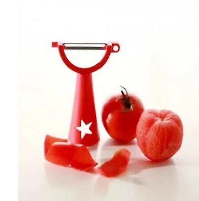 Tupperware Vegetable Peeler Red 1 Set Free Shipping • £11.98