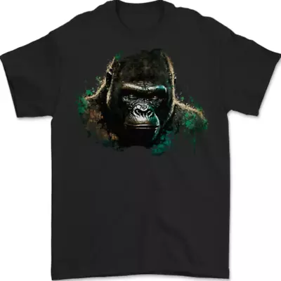 Head Of A Gorilla Mens T-Shirt 100% Cotton • £8.49