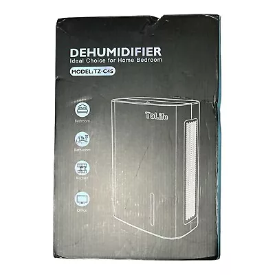 ToLife TZ-C4S Dehumidifier For Home 62 OZ Dehumidifier With Auto Shut Off New • $44.99