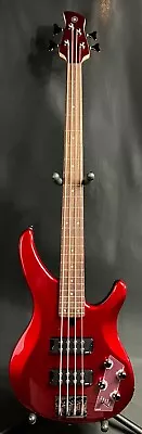 Yamaha TRBX304CAR 4-String Electric Bass Guitar Candy Apple Red • $329.95