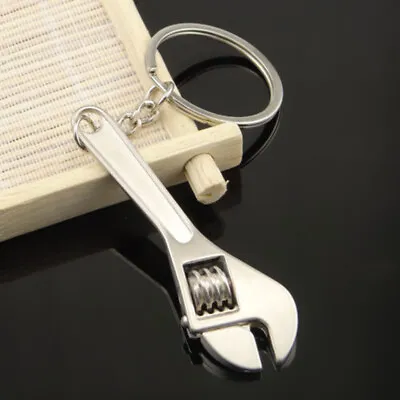 Creative Repair Tool Metal Keychain Wrench Spanner Key Chain Ring Keyring Gift B • $3.74