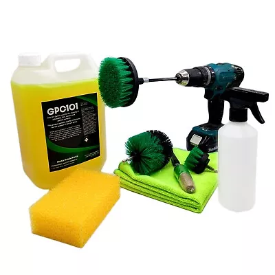 £29.99 • Buy Car Carpet Cleaner Interior Shampoo Upholstery Valeting Kit Stain Remover 5L
