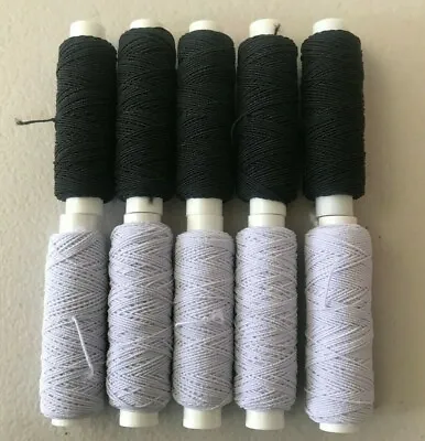 Shirring Shearing Elastic 20 Meter Reels In  Black Or White~ VARIOUS QUANTITIES  • £2.99