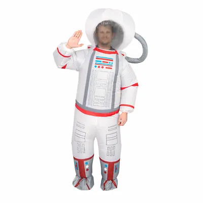 Adult Unisex Astronaut Spaceman Chub-Suit Costume Jumpsuit • £38