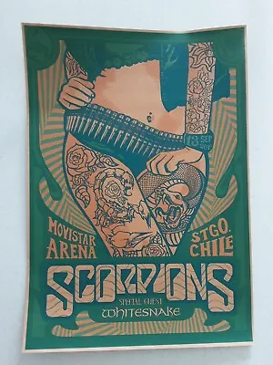 Scorpions + Whitesnake - Gig/Concert - Poster - Reprint • $10