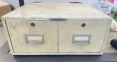 Vintage Peerless Steel Equipment Tabulating Card File Cabinet Philadelphia PA • $25