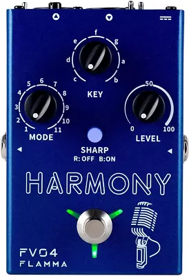 FLAMMA FV04 Vocal Harmony Pedal Vocal Effects Processor Stompbox Voice Mic Harmo • $179.99