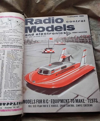 £10 • Buy RCM&E RADIO CONTROL MODELS & ELECTRONICS MODEL MAGAZINE 1966 12 Issues In Binder