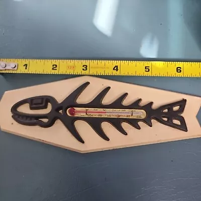 Vintage St. Labre Indian School Fish Bone Wall Mount Thermometer Montana • $16.99