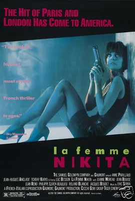 La Femme Nikita Femme Fatale Vintage Movie Poster Print • $6.49