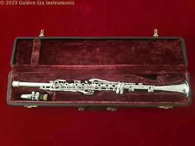 Cundy-Bettoney Three Star Metal Clarinet Circa 1940s • $375