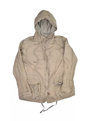 Gap Military Parka Jacket Mens L Premium Khaki Lined Hooded 881-C Field • $42.45