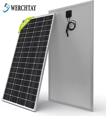 170W 200W Watt Mono Solar Pane 12Volt For Battery Charger RV Boat Caravan Camper • £125.99