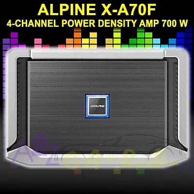 Alpine X-a70f X-series 4-channel Power Density Motorcycle Amplifier 700 Watt Amp • $575.55