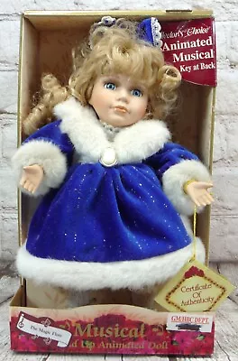 Collector's Choice Animated Wind Up Musical Porcelain Doll Plays The Magic Flute • $24