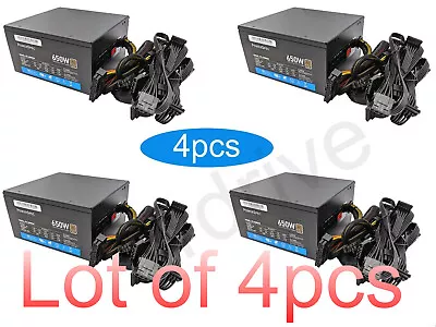 Lot 4pcs: PowerSpec 650W 80plus Bronze 2x PCIE Modular Cable ATX PC Power Supply • $135