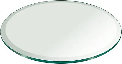 1/4 Round Beveled + Flat Polish Glass Table Top • $82