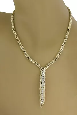 $5610 • Buy Jose Hess 1.50ct Diamond 14k Yellow Gold Nugget Link Necklace