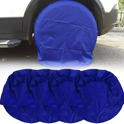 SUV Car Blue Wheel Tire Dust Covers Kits Snow Sun Protector Tyre Accessories  • $28.99