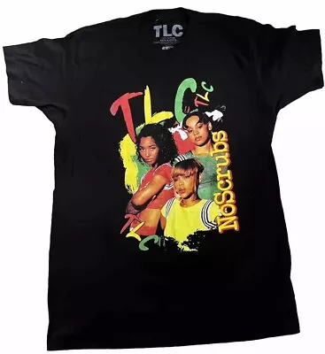 Vintage TLC No Scrubs Shirt Size L 90s Black Music R&B RAP Merch Tee T-shirt • $12