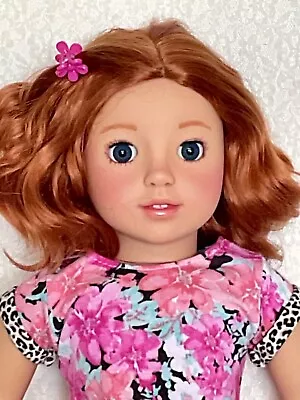 American Girl Doll CUSTOM OOAK Truly Me #118 AG  Pierced Ears  Extra Wig • $95