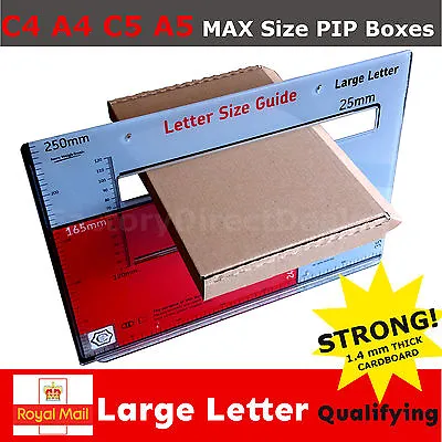  Royal Mail Large Letter Box A5 C5 A4 C4 PIP Postal Shipping Cardboard Boxes  • £44.99