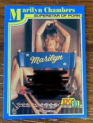 1993 Kpc 93 Superstar Of Porn Marilyn Chambers Card #048 • $19.99