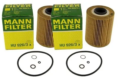 Mann Set Of 2 Engine Oil Filters For BMW E34 E36 320 325i 325is 525i 525iT M3 Z3 • $17.95