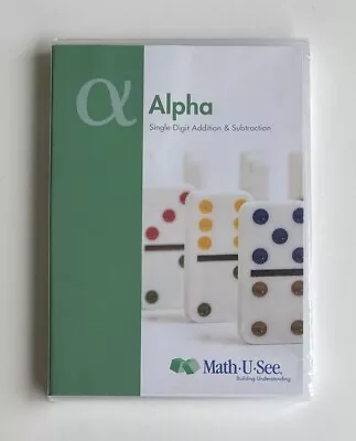 Alpha Single-Digit Addition & Subtraction (DVD 2009) Math-U-See • $12.99