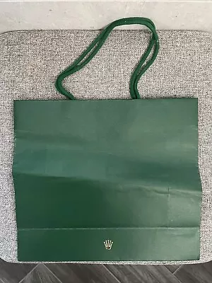 Authentic Rolex Paper Shopping Bag Warranty Card Holder Empty Packaging • $5