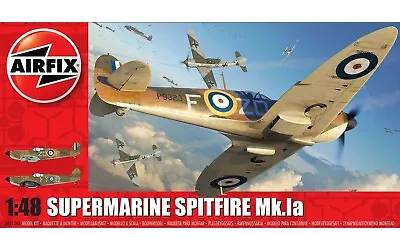 Airfix Supermarine Spitfire Mk.1a 1:48 Plastic Model Airplane Kit A05126A • $23.99