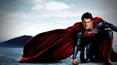 2013 Man Of Steel Movie Poster 16X11 Superman Clark Kent Henry Cavill Lois 🍿 • $12.83