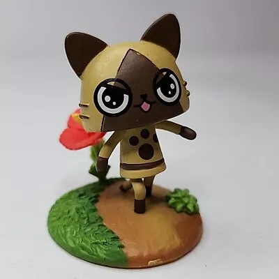 Monster Hunter Diary G Poka Poka 2  My Airou Felyne Brown Palico Flower Figure • $8