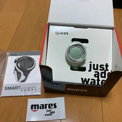 Dive Computer Watch Mares SMART White Lime Green With Manual And Box NEW • $555.66