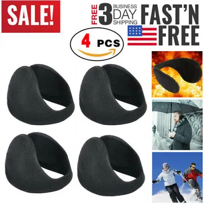 4 Ear Muffs Winter Ear Warmers Fleece Earwarmer Mens Womens Behind The Head Band • $7.50