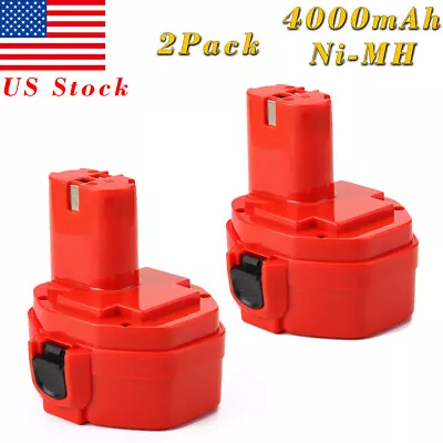 2x4000mAh 14.4V Ni-MH Battery For Makita PA14 1420 1422 1433 1434 1435F 6228D • $34.95