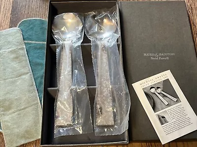 NIB Reed & Barton Swid Powell Michael Graves Salad Serving Set Sealed Postmodern • $150