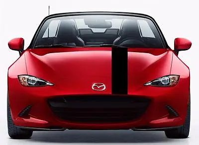 Fits Mazda MX-5 MIATA 6  Single Offset Rally RACING STRIPES Vinyl Decal Graphic • $37.95