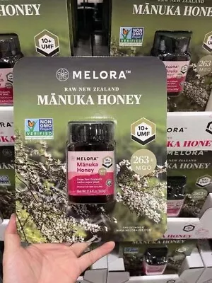 MELORA Raw New Zealand Manuka Honey UMF 10+ MGO 263+ (17.6oz / 500g) • $31.99