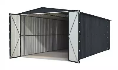 £3760.24 • Buy Lotus 10x23 Double Hinged Heavy Duty Metal Garage Anthracite Grey