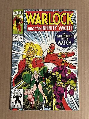 Warlock And The Infinity Watch #2 First Print Marvel Comics (1992) Gauntlet • $2.99