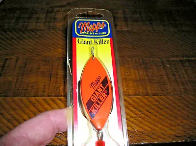 Vintage Mepp's Giant Killer Musky Muskie Fishing Lure New On Card • $14.99