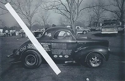 1960s NHRA Drag Racing-1940 Willys-427 SOHC Ford Powered-A/Gas- CAT SKINNER III  • $4.28