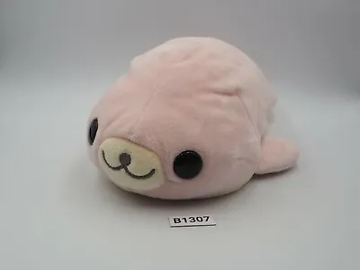 Mamegoma B1307 Pink Sakuragoma San-x Plush 8  Stuffed Toy Doll Japan • $15.63